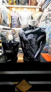 batik katun premium lengan panjang lapis furing heroo