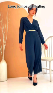 ELLA JUMPSUIT PREMIUM CELANA PANJANG KULOT MOTIF POLOS