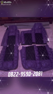 Cover jok mobil hino dutro 130HD motif sofa wajik terbaik gratis sarung stir