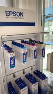 หมึกเติมแท้ EPSON 003 (T00V200) C สีฟ้า ใช้กับเครื่อง Epson รุ่น L1110/L3100/L3101/L3106/L3110/L3116/L3150/L3156/L5190/L5196