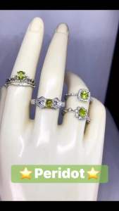 NATURAL PERIDOT RING ( Stone of vitality and strenght )