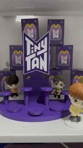 BTS Tiny Tan Happy Meal Display Stand