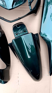 cover full body halus Yamaha mio smile warna hijau botol