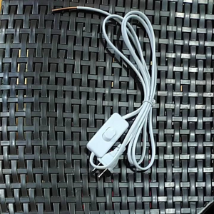 1.8m Switching Power Cord wire line cable for Table lamps LED strips and salt lamps