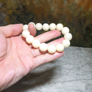 15mm "Bodhi Root (seeds of Corypha umbraculifea)" bracelet/handheld [Natural unprocessed] 15毫米菩提根手串/手持