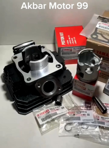 BLOK SEHER/CYLINDER BLOCK BURING BLOCK 3KA YP1 PISTON KIT & PAKING BLOCK RX KING ORIGINAL YGP