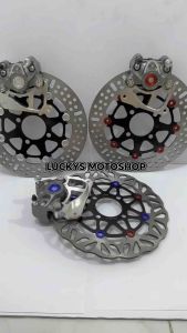 Paket Kaliper P2 2 Piston Big Logo Koin Plus Disc Cakram 260Mm Plus Breket PNP Honda Scoopy Beat Vario