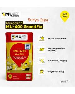 SEMEN MORTAR UTAMA | MU 400 GRANITFIX 25 KG