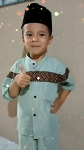 TERLARIS . . SETELAN BAJU KOKO ANAK MOTIF KOBATA 4-10TAHUN