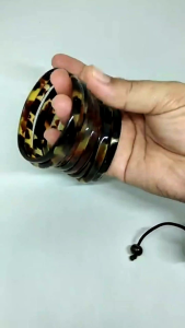 Gelang kulit sisik pendok asli natural elegan