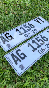 Plat nomor MOBIL AKRILIK FONT 3D free COVER PLAT