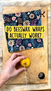 3 pcs. Beeswax Wrap Reusable Food Cover | Eco-Friendly Plastic Wrap Alternative