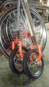 FULL SET roda gerobak velg becak TINGGAL PASANG SAJA