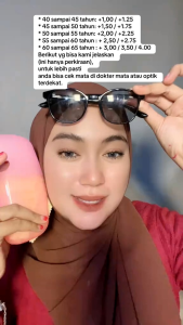 COD Kacamata Baca Plus 3in 1 Baca Dan Jalan Anti Silau Lensa Hitam Pria Dan Wanita