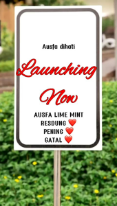 AUSFA LIME MINT KHAS UTK MELEGAKAN RESDUNG PENING GATAL SELSEMA HIDUNG TERSUMBAT🔥🔥