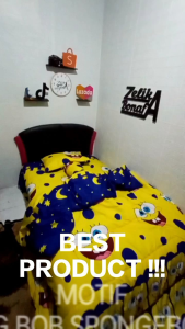 Bedcover set untuk anak anak motif karakter