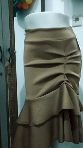 Rok Lipat 2 Layer - Spandex Jersey Premium - Belly Dance Line Dance Salsa Olahraga Indoor & Outdoor