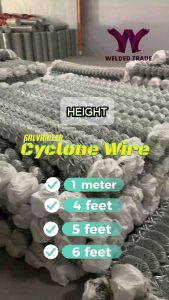 6 Meters Cyclone Wire: A High-Quality Fence Solution