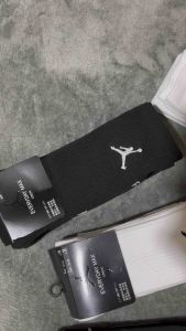 (3 Pairs) Embroidered JD Logo Basketball Socks Mid Cut Premium Quality