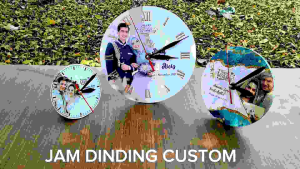 Pilihan Jam Dinding Meja Murah & Custom Hadiah Wedding