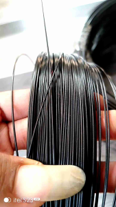 RUJI FIBER SANGKAR JERUJI FIBER IMPORT HITAM GLOSSY 10mm 13mm 15mm NON KULITAN MEWAH MURAH