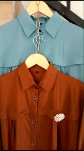 Kemeja Karla Rayon Twill: Pilihan Nyaman untuk Kerja