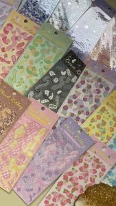 Stiker Confetti Deco / Stiker Dekorasi / Label Stiker Aesthetic Confetti Murah Stiker Pita confeti Warna Pelangi Anti Air Untuk Dekorasi Scrapbook confetti sticker gliter photocard journal dekorasi
