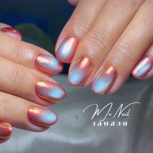 Sw120 เล็บปลอมสีเจล เล็บปลอมสีลูกแก้ว เล็บปลอมแถมกาว ตะไบ