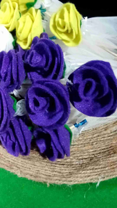 Tempat Telur Aqiqah/Binga Telur Aqiqah Ungu Isi 10
