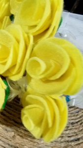Bunga Telur Aqiqah Isi 10 Pcs & Tempat Telur Aqiqah Yellow