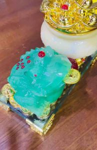 Cóc thố vàng chiêu tài lộc kích hoạt may mắn tiền tài