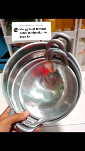 Wajan Kuali MINI Alumunium Cor 20cm / WAJAN SEBLAK / WAJAN MIE AYAM / WAJAN BAKSO / Wajan Mini Kecil / Wajan Batik / Wajan Telur Ceplok