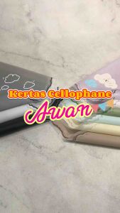 [5 LEMBAR] KERTAS BUNGA AWAN MODEL AWAN RENDA BULAT BULAT /WRAPPING PAPER/ WRAP BUNGA/FLOWER WRAP/PEMBUNGKUS KERTAS WATERPROOF KOREAN STYLE WRAPPING PAPER FLORIST DIY