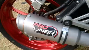 Knalpot proliner PRO LINER TR1 SHORT/Jupiter z/Vega r/Supra x 110 cc/astrea/Shogun/Smash/Jupiter z/Vega r/Vega Zr/Supra x 125