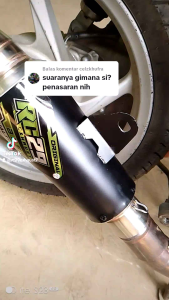 KNALPOT RACING ORIGINAL RC29EXHAUST BULAT JENONG BEAT VARIO N-MAX PCX AEROX LEXI ADV GENIO FINO SCOPE FINO SPIN Motor Motorcycle Asli