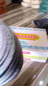 Peci Kopiah Songkok Bugis Warna Emas & Perak Full Bordir Bahan Spon Atribut Sholat