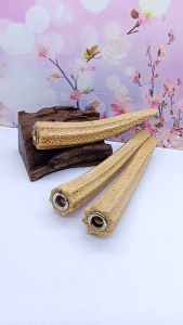 Pipa Once Sedotan Kayu Liwung Macan Putih Model Belimbing Segi 8 L99