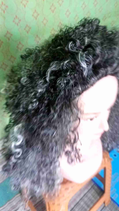 Wig Kuda Kepang Warna Uban Super Jumbo