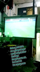 Jual Layar Proyektor Tanpa Sambungan murah dan berkwalitas.