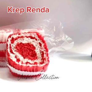 Kertas krep Renda warna / dekorasi hiasan ulang tahun agustusan khitan/ slinger kertas krep