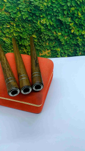 Padutan Once pipa kayu galih kelor Jawa model lancip B238