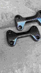 Klem Reser Penjepit Stang Carbon Rx King Vixion Scorpio Replika Bpro