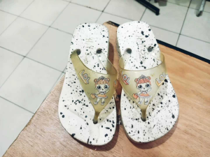 sandal jepit karet anak. buat harian