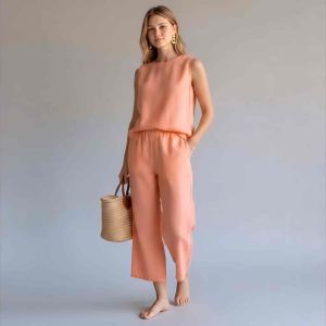 NICA Terno SMALL-LARGE MANY COLORS Premium Cotton Linen Womenswear Overalls Women Comfort Trouser Co