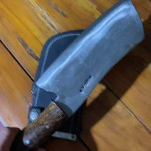 PISAU CACAH TULANG FULL BAJA ASLI SUPER TAJAM SIAP PAKE