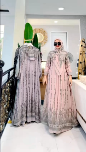 DRESS GAMIS MODE KANAYA SET TERBARU BY AZKIYA