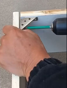 Bracket Plat Siku Sudut Segitiga 135mm Stainless Steel