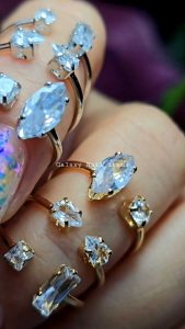 แหวนเพชร พร็อพถ่ายรูปเล็บ มือ-เท้า