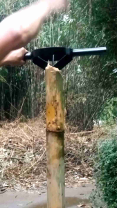 Alat Belah Bambu Manual Mata Pisau 4 Palang Kerucut Termurah