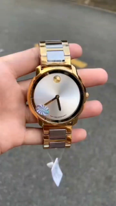 Đồng hồ nam Mvado size 44mm dành cho nam tay to máy Miyota Nhật kính sapphire chống xước dây vỏ inox không gỉ chống nước tốt